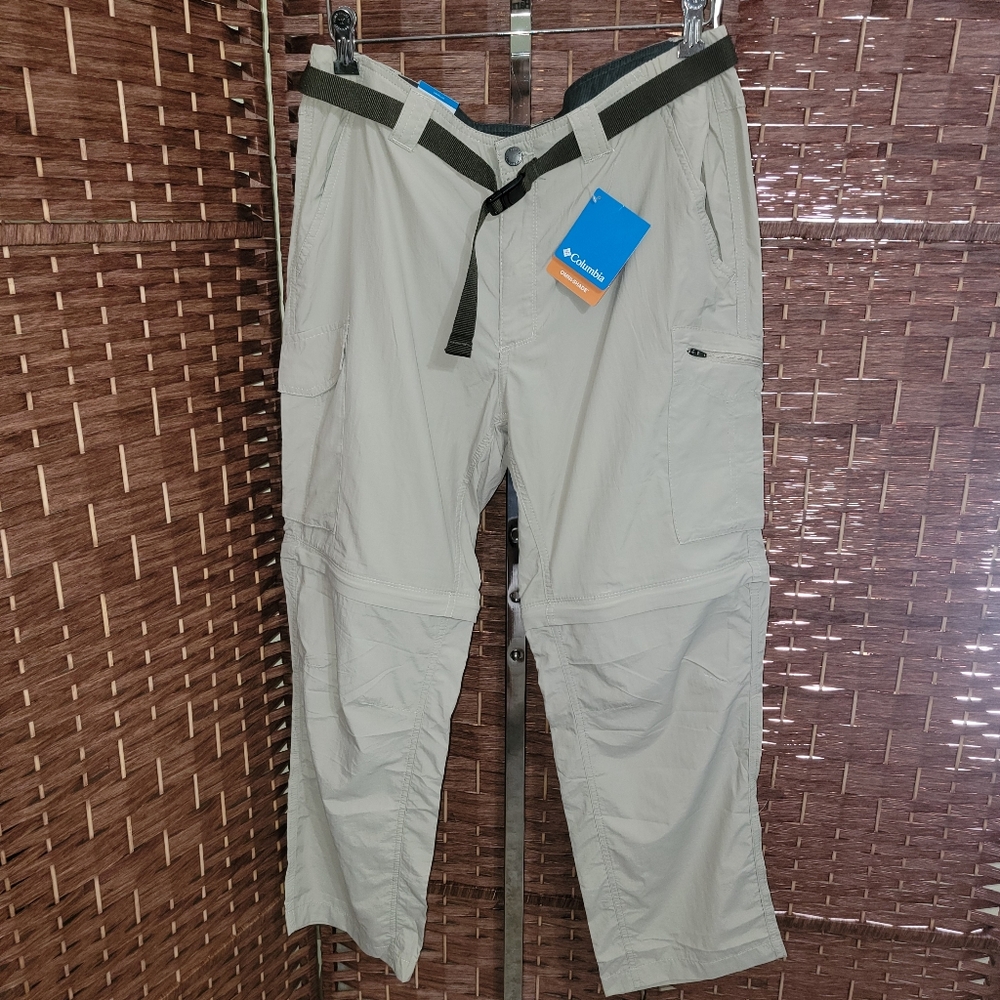 Columbia Men's Omni-Shade Silver Ridge Convertible Cargo Pants Tusk